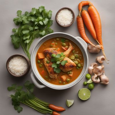 Peruvian Chicken and Rice Soup