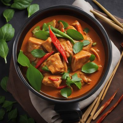 Phanaeng Curry with Grilled Chicken