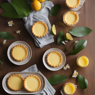 Pitcairn Islands Coconut Egg Tart