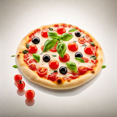 Molecular Gastronomy Pizza Margherita