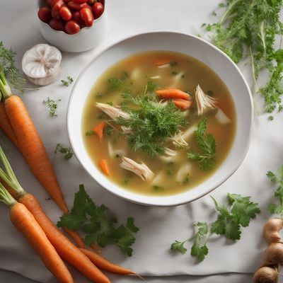 Polish Chicken Soup with Herbs