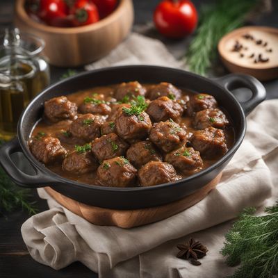 Polish-style Meatballs with Mushroom Gravy