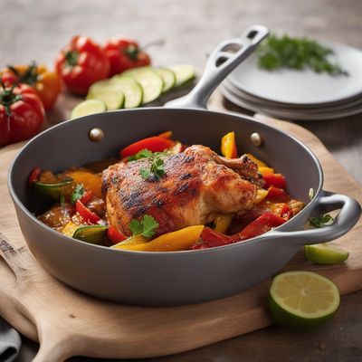 Pollo a la Catalana with Roasted Vegetables