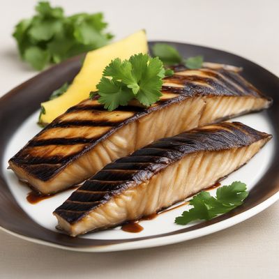 Polynesian-style Grilled Mackerel with Miso Glaze