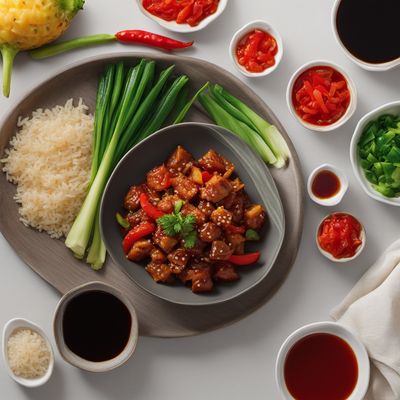 Pom Stir-Fry with Sweet and Sour Sauce