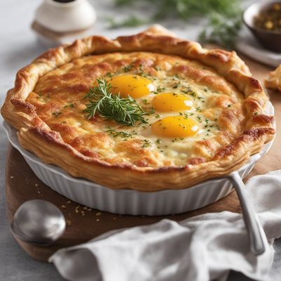 Pontic Greek Bacon and Egg Pie