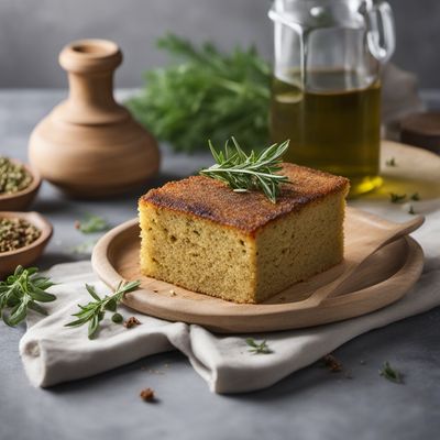 Pontic Greek Style Savory Cornmeal Cake