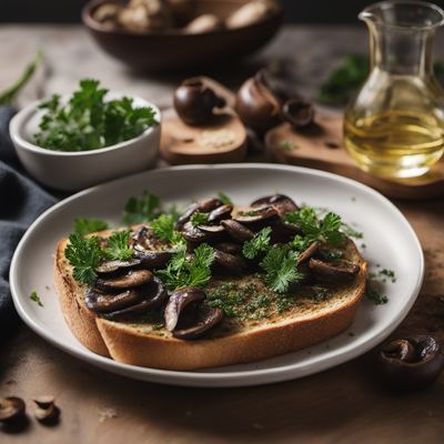 Portuguese Mushroom Toast