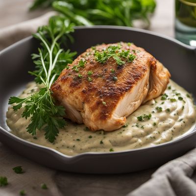 Poulet aux Noix with Herbed Cream Sauce