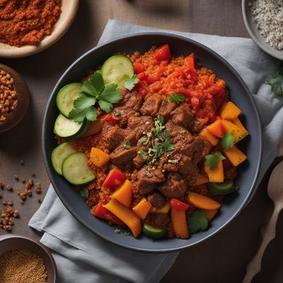 Puca Picante with Quinoa and Roasted Vegetables