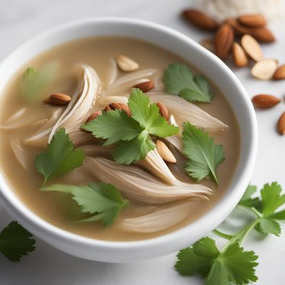 Puerto Rican Chinese Almond Onion Soup