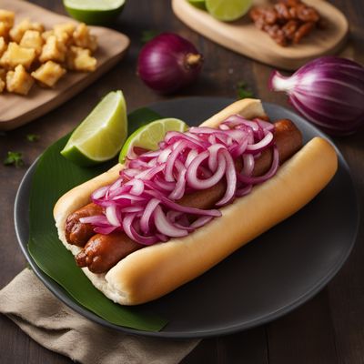 Puka Dog with Tropical Relish