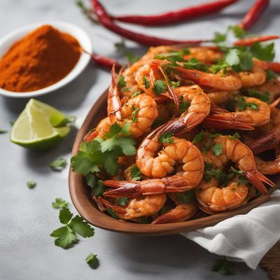 Punjabi-style Garlic Prawns