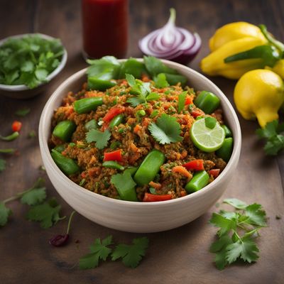 Punjabi-style Spicy Vegetable Salad