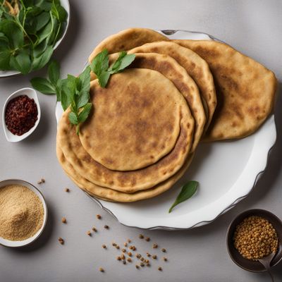 Puran Poli - Sweet Lentil Stuffed Flatbread