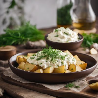 Pyry z Gzikiem (Potatoes with Cottage Cheese)