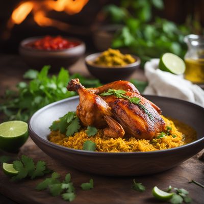 Rajasthani Style Grilled Chicken in Spiced Coconut Curry