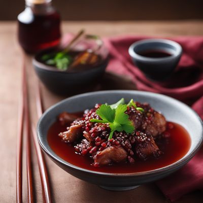 Red Glutinous Rice Wine Chicken