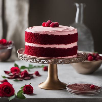 Red Velvet Cake with a Middle Eastern Twist