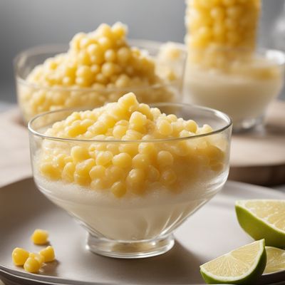 Refreshing Corn and Ice Dessert