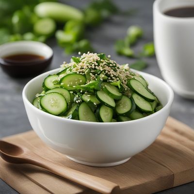 Refreshing Cucumber Salad with Sesame Dressing