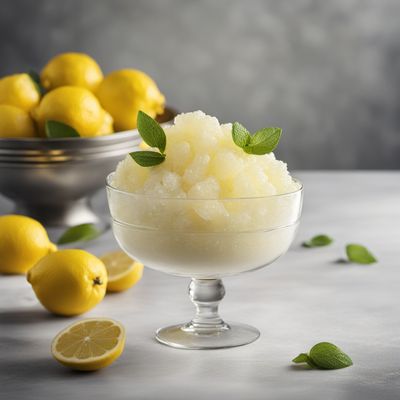 Refreshing Lemon Granita