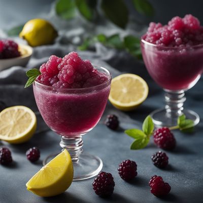 Refreshing Mulberry Granita