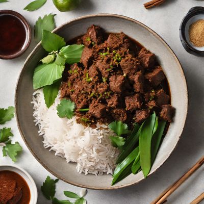 Japanese-style Rendang