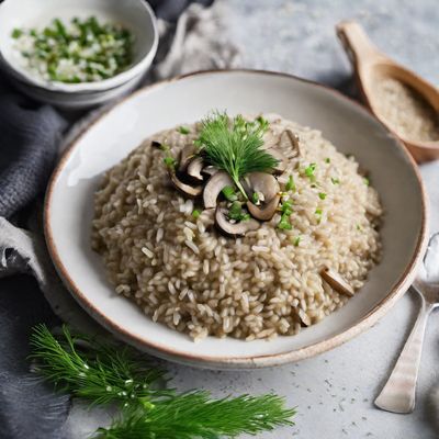 Russian-style Mushroom Risotto