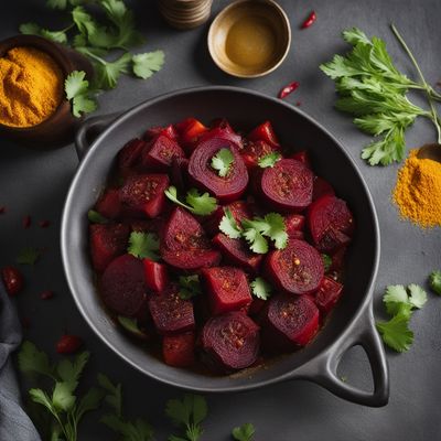 Roasted Beetroot and Tomato Curry