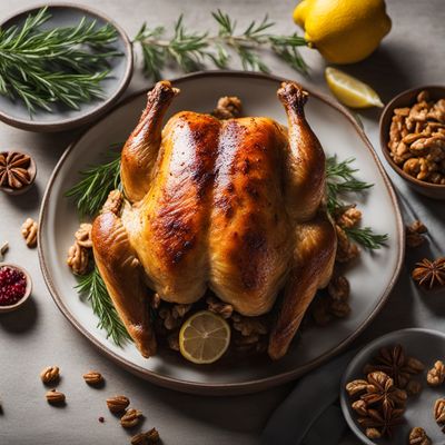 Roasted Chicken with Walnuts