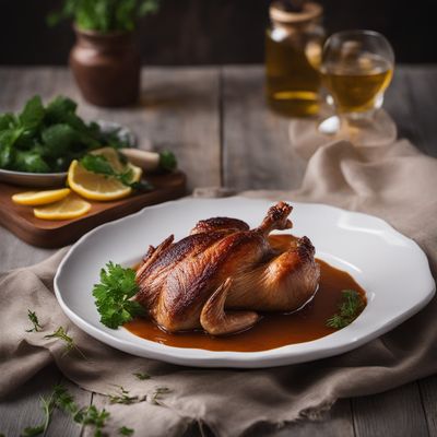 Roasted Duck with Czech Flavors