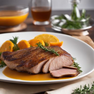 Roasted Duck with Orange Sauce