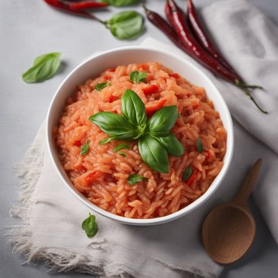 Roasted Red Pepper Risotto