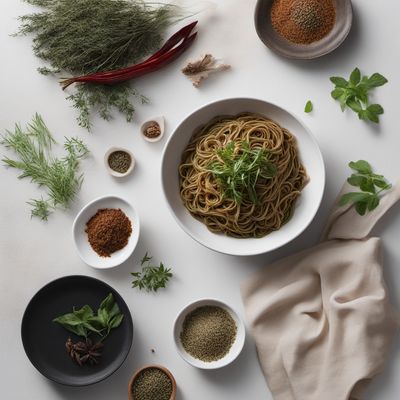 Romani-style Wild Herb Soba