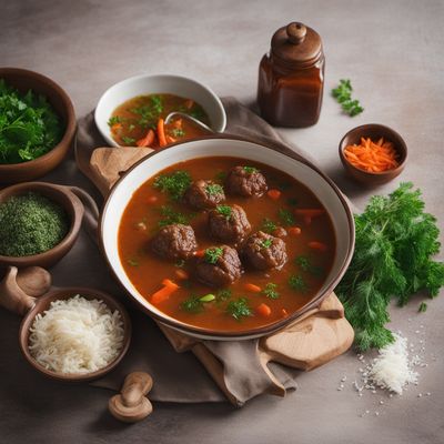 Romanian Meatball Soup