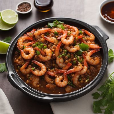 Romeritos with Shrimp in Garlic Sauce