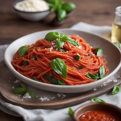 Rotelle di Borzonasca with Tomato and Basil Sauce