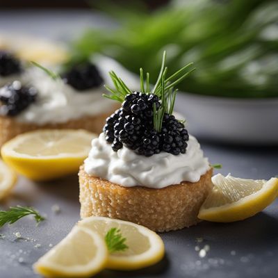 Russian Caviar Canapés