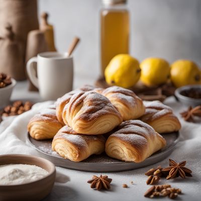 Ružice - Croatian Sweet Crescent Rolls