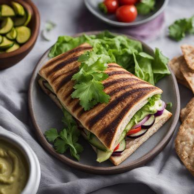 Sabich - Israeli Eggplant and Hummus Sandwich