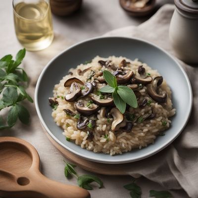 Sage and Mushroom Risotto