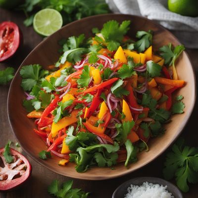 Saint Lucian Inspired Byggryn Salad