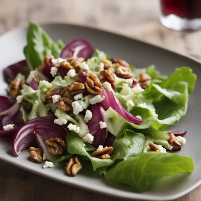 Salade Aveyronnaise with Roquefort and Walnuts