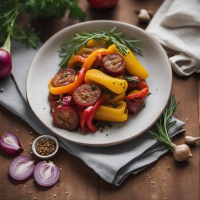 Salsiccia di Bra with Roasted Vegetables