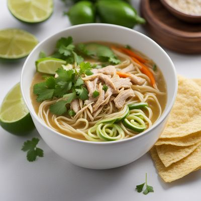 Salvadoran Style Chicken Noodle Soup