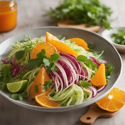 Salvadoran-style Ensalada de Hinojo y Naranja (Fennel and Orange Salad)