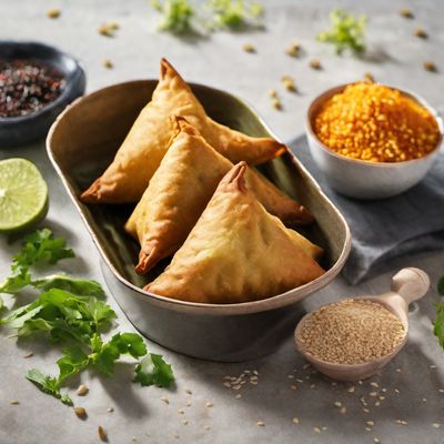 Chinese-style Vegetable Samosa