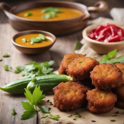 Sangah Vadai - Tamil Style Cornmeal Fritters