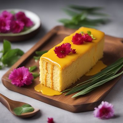 Sarawakian Saffron Cake